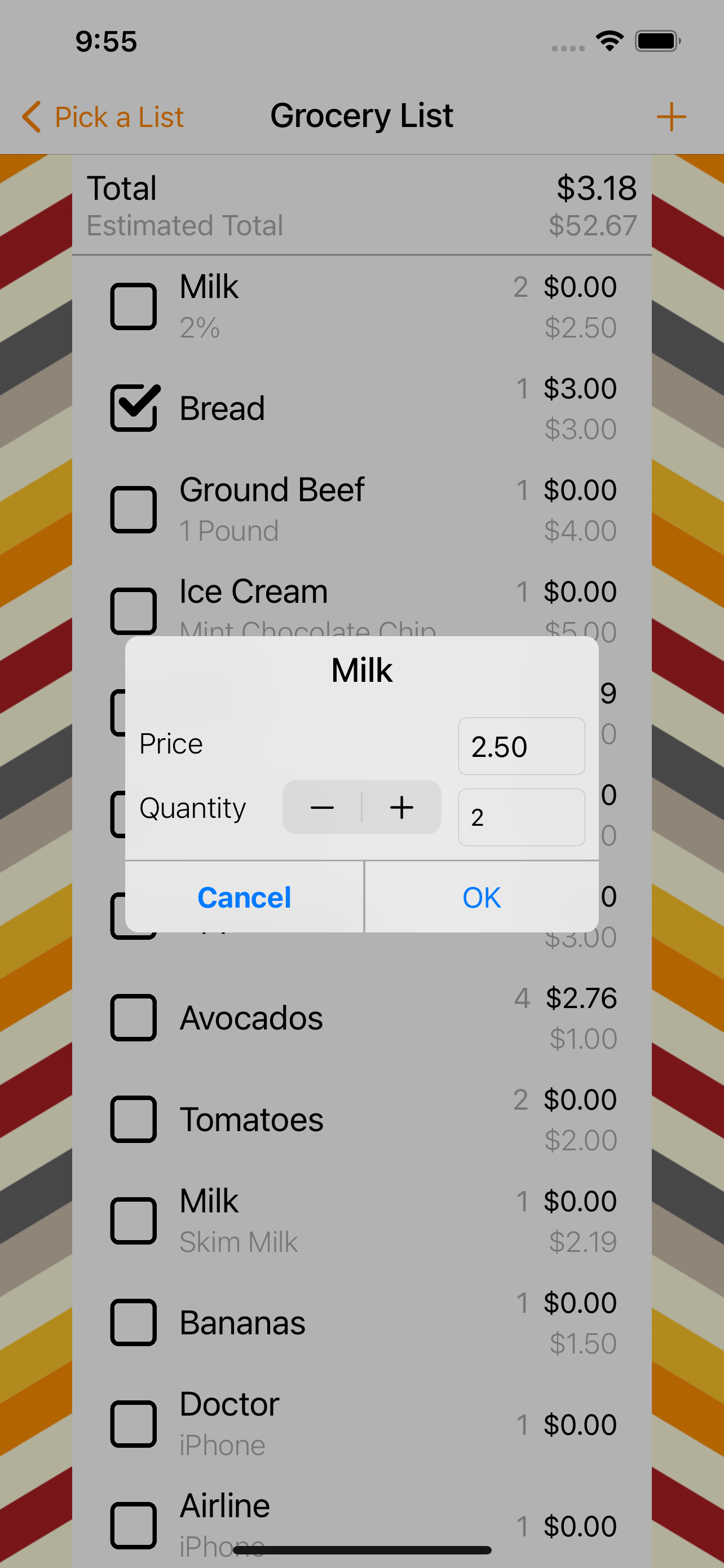 Budget Shopper screenshot 2